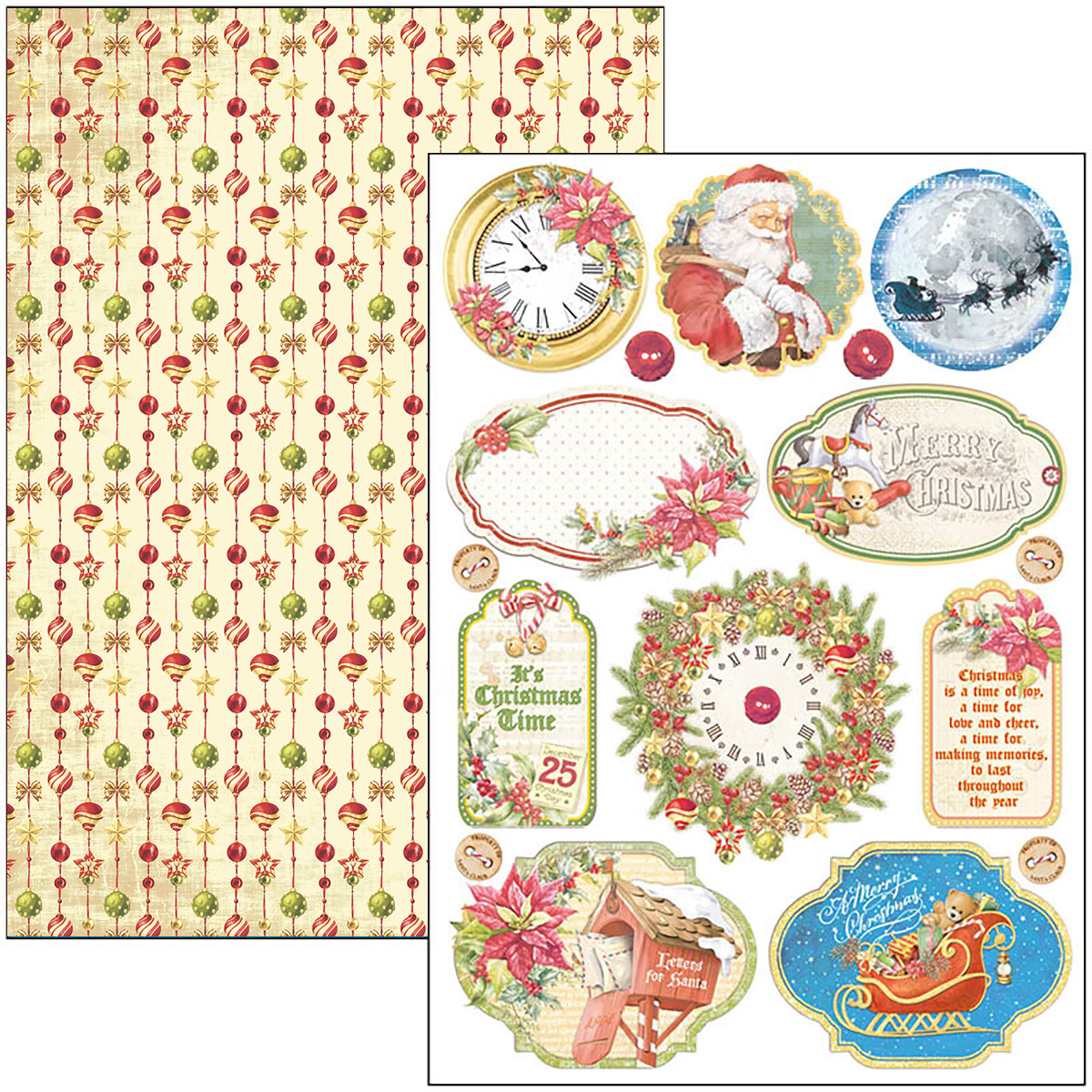 Ciao Bella Dear Santa Creative Pad A4 9/Pkg