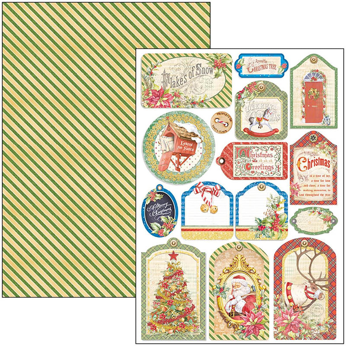 Ciao Bella Dear Santa Creative Pad A4 9/Pkg