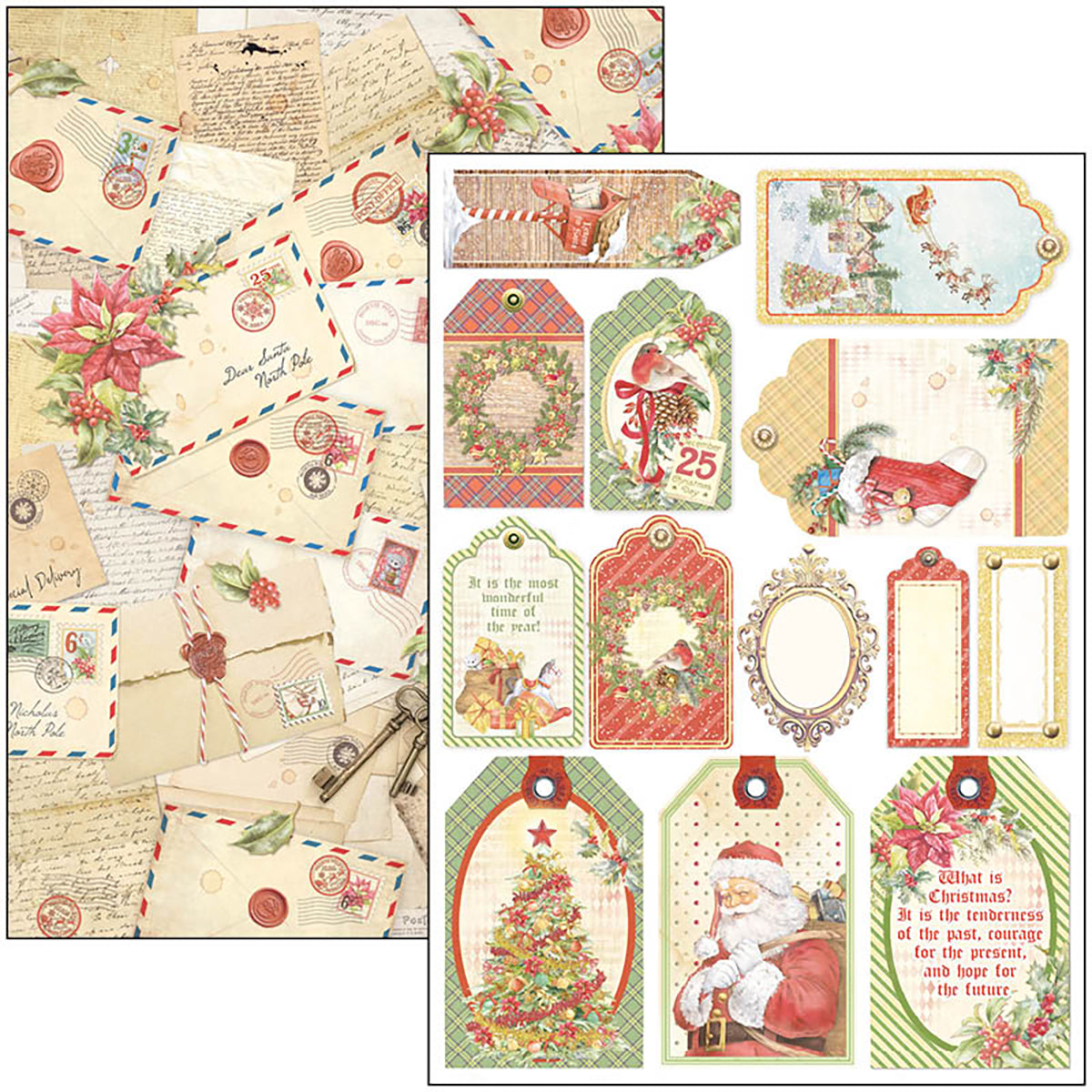 Ciao Bella Dear Santa Creative Pad A4 9/Pkg