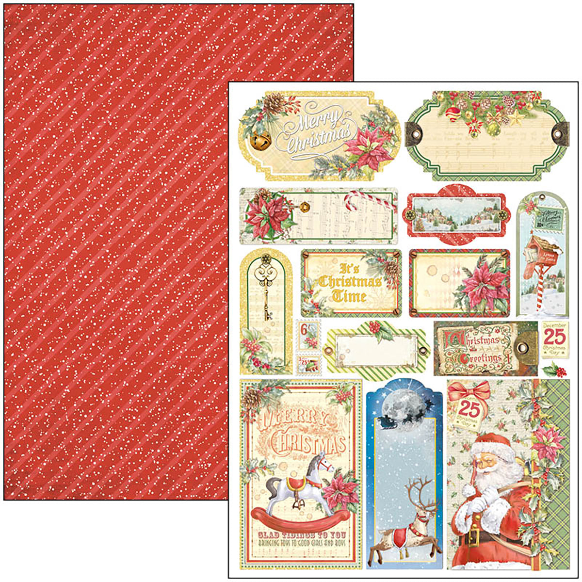 Ciao Bella Dear Santa Creative Pad A4 9/Pkg