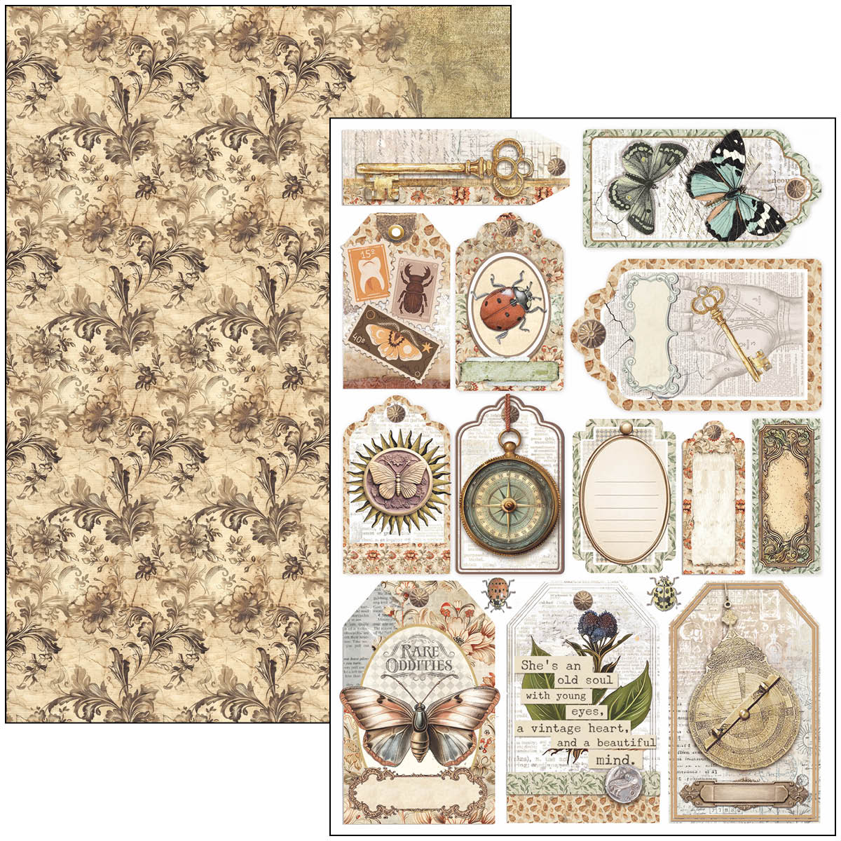 Cabinet Of Curiosities Creative Pad A4 9/Pkg