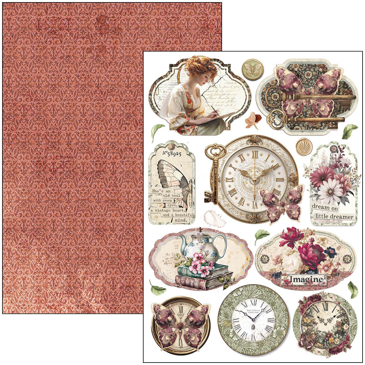 Book Lovers Creative Pad A4 9/Pkg