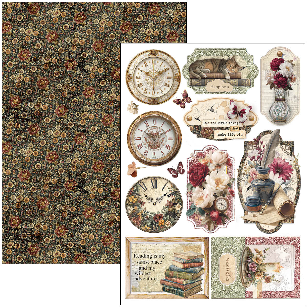 Book Lovers Creative Pad A4 9/Pkg