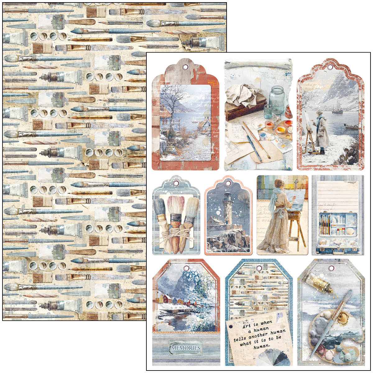 An Artist Journey Creative Pad A4 9/Pkg