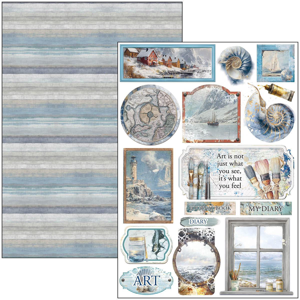 An Artist Journey Creative Pad A4 9/Pkg