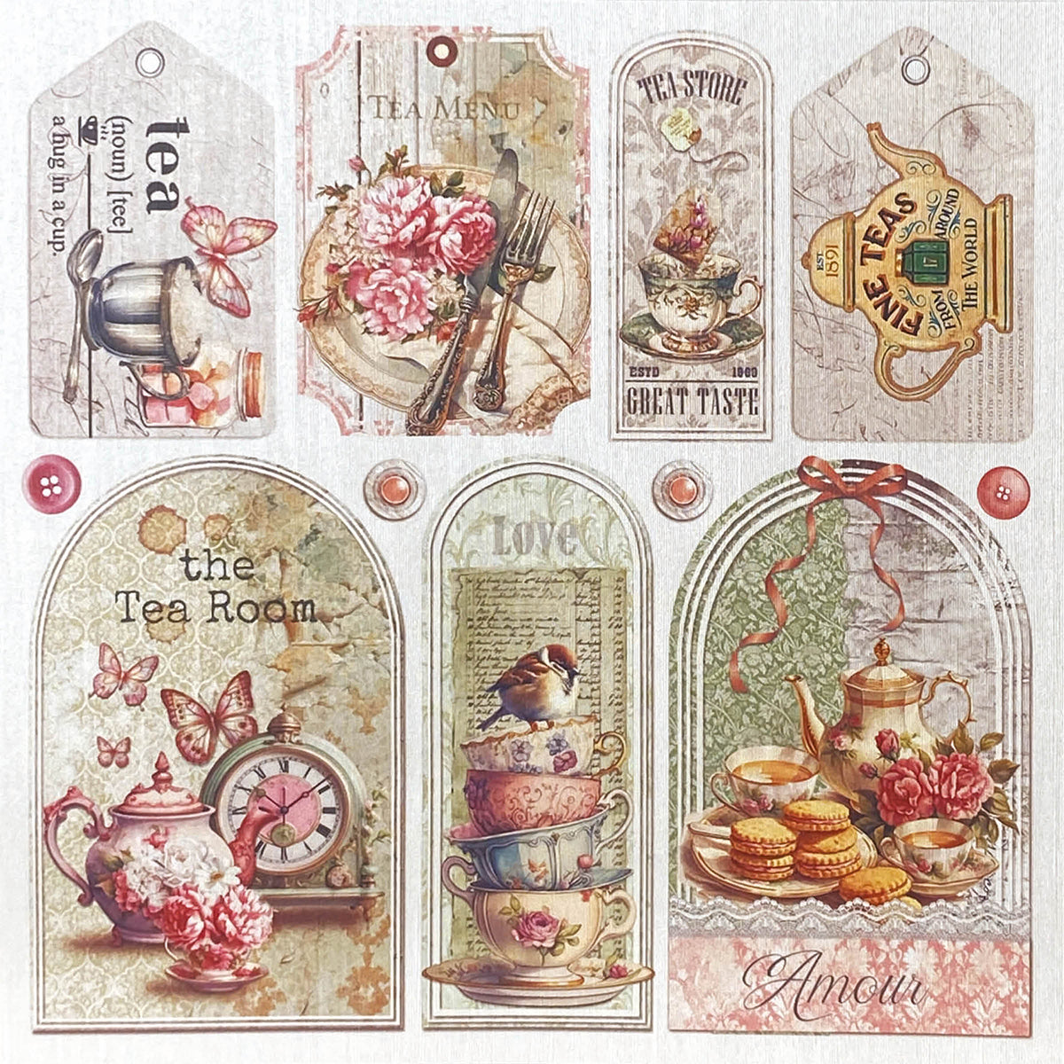 Deluxe Timeless Moments  Paper Silver
 6"x6" 5/Pkg