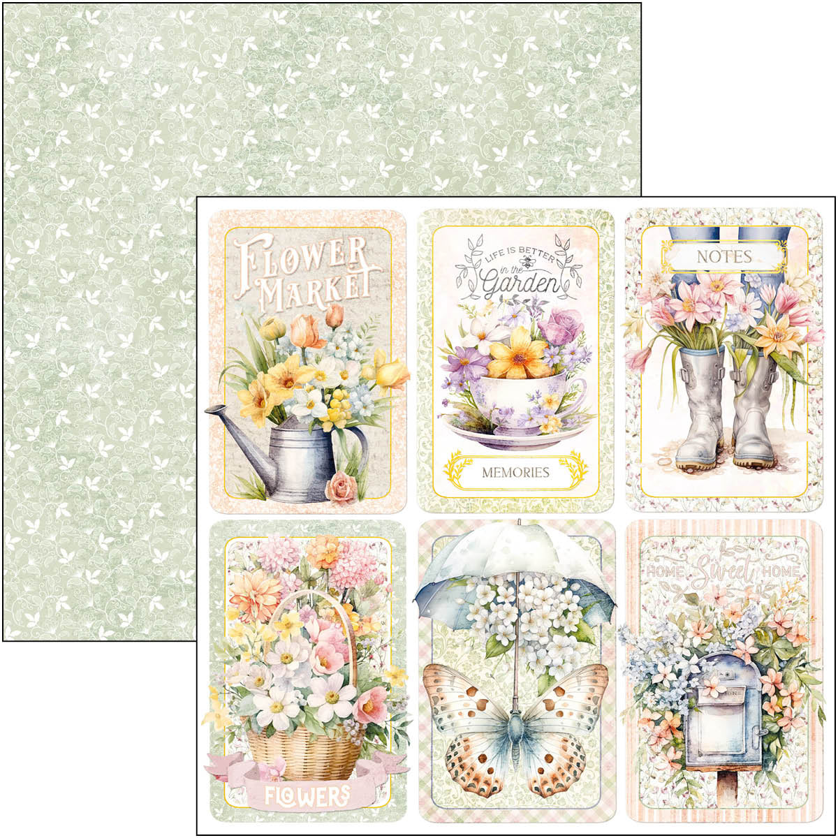 Flower Shop Pad 8"x8" 12/Pkg