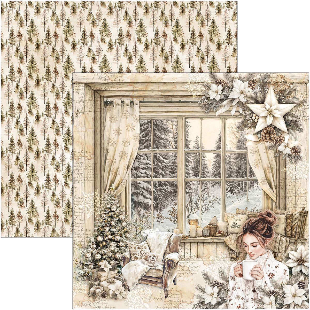 Winter Season Pad 8"x8" 12/Pkg