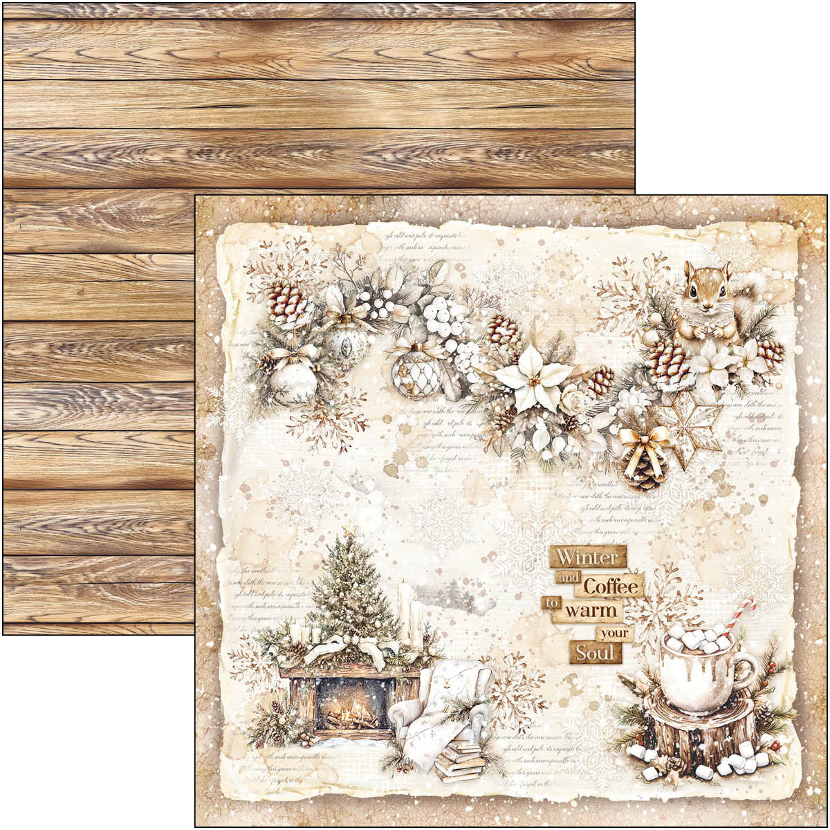 Winter Season Pad 8"x8" 12/Pkg