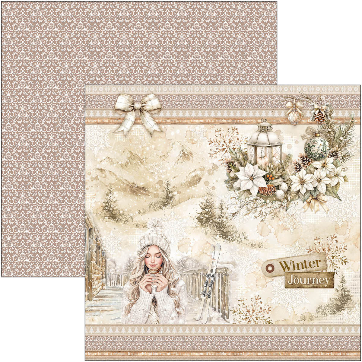 Winter Season Pad 8"x8" 12/Pkg