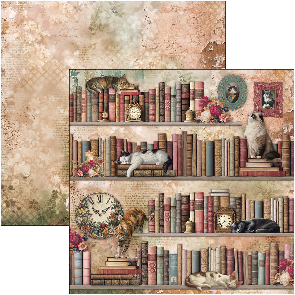 Book Lovers Pad 8"x8" 12/Pkg