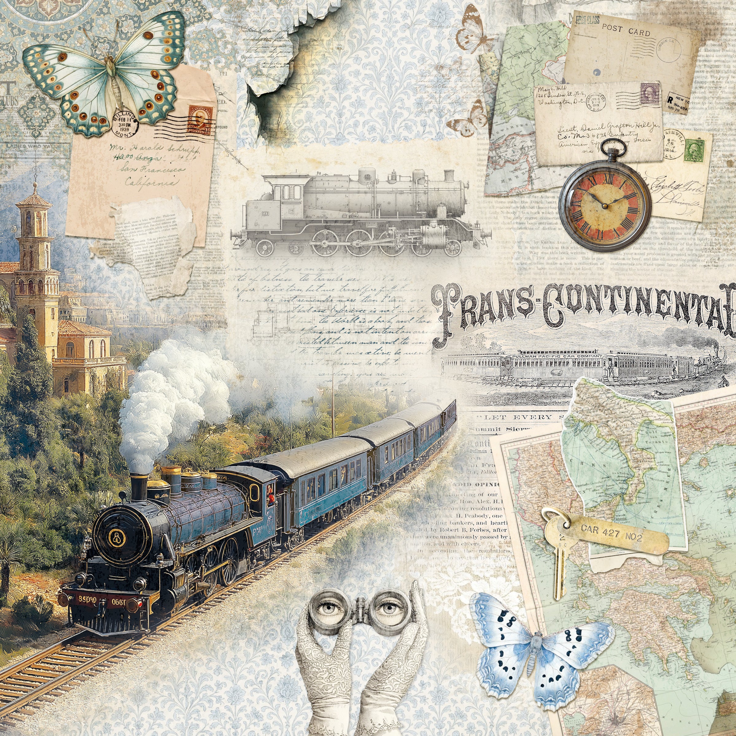Eastern Journey Pad 8"x8" 12/Pkg