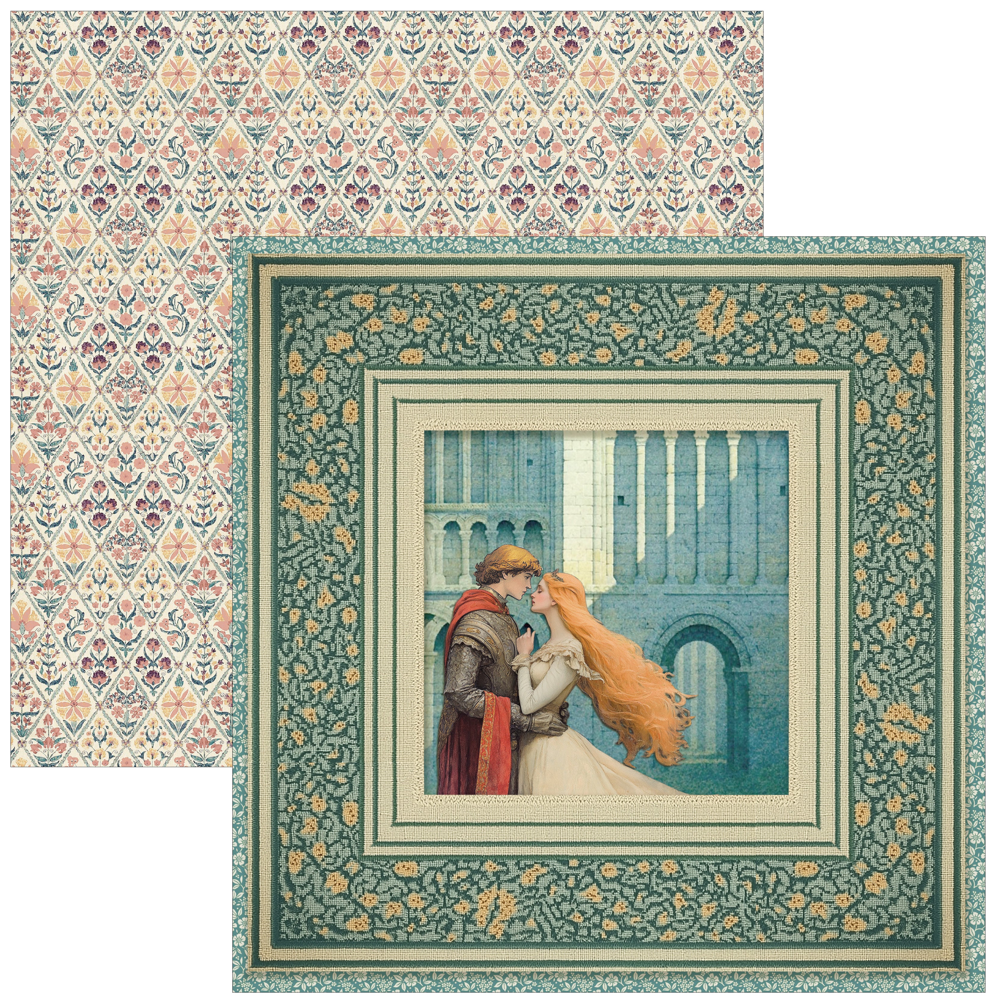 Courtly Love Pad 8"x8" 12/Pkg