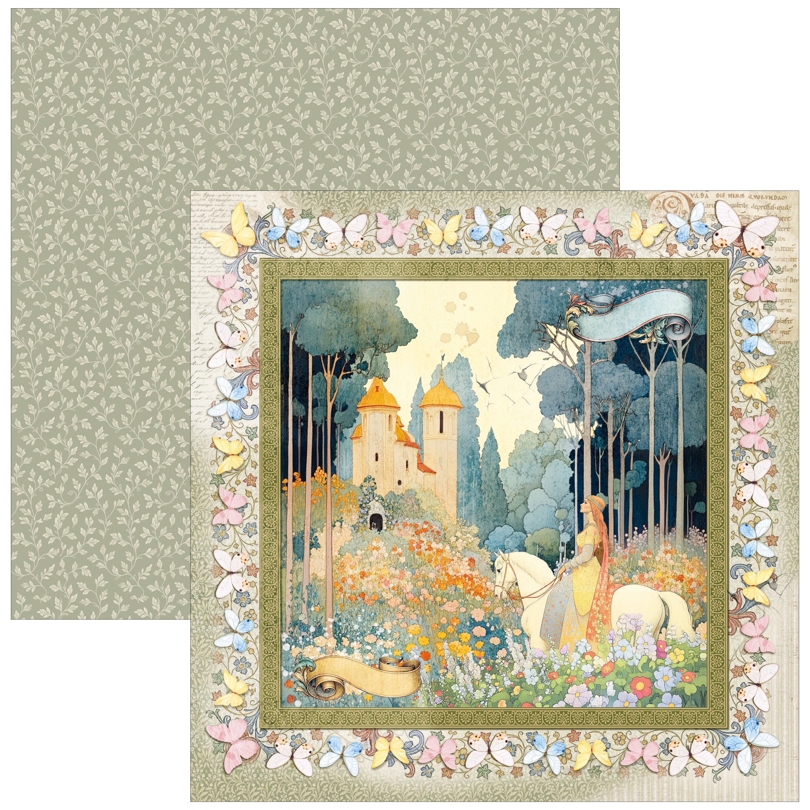 Courtly Love Pad 8"x8" 12/Pkg