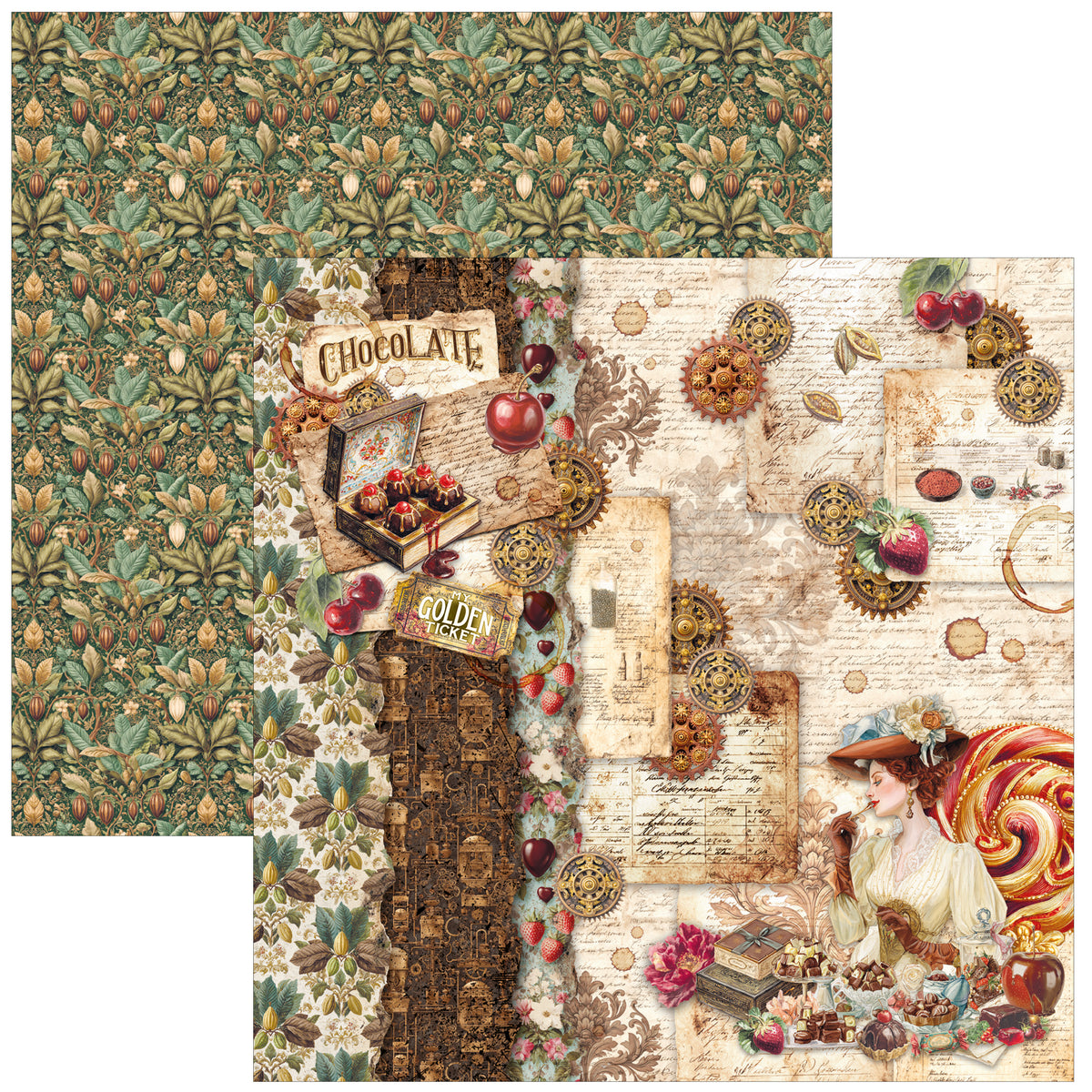 Chocolate Wanderlust Pad 8"x8" 12/Pkg