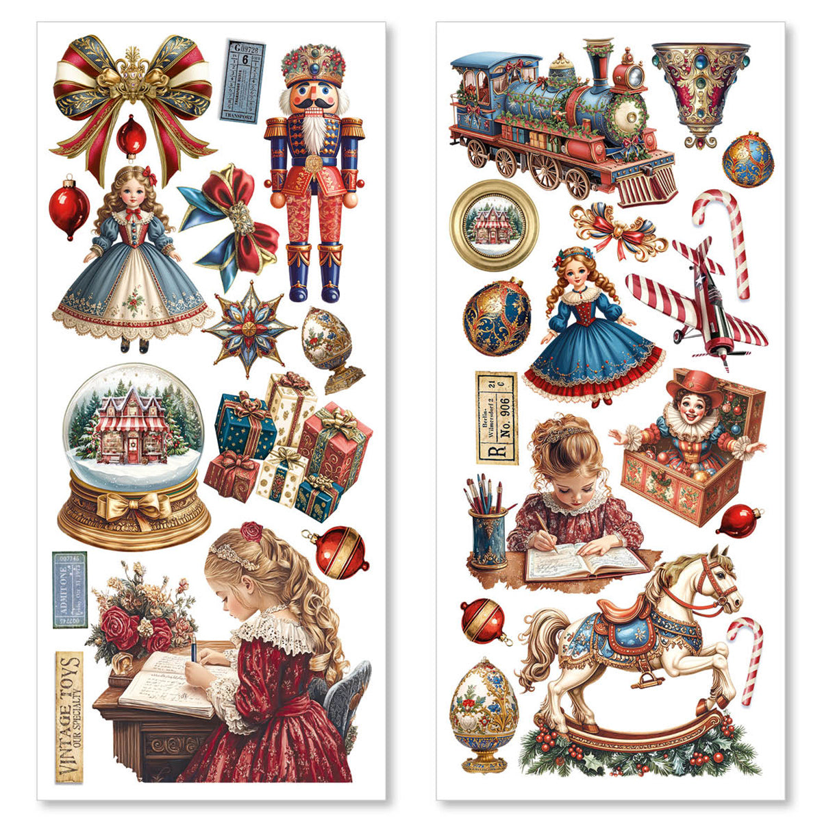 Toy Shop Transparent Adhesive Sheets 5/Pkg