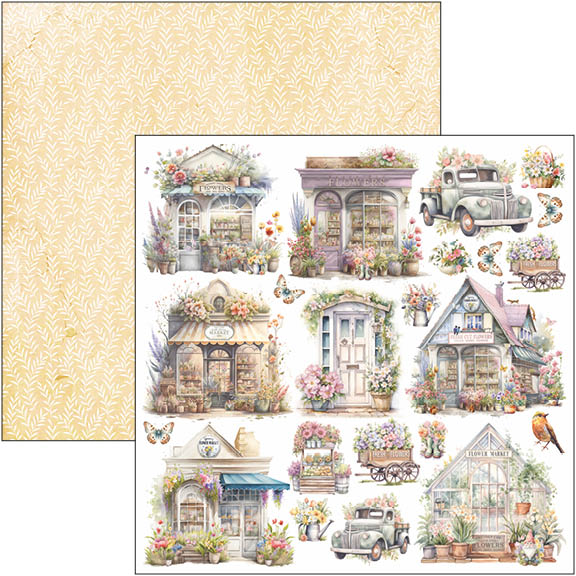 Flower Shop Paper Pad 12"x12" 12/Pkg