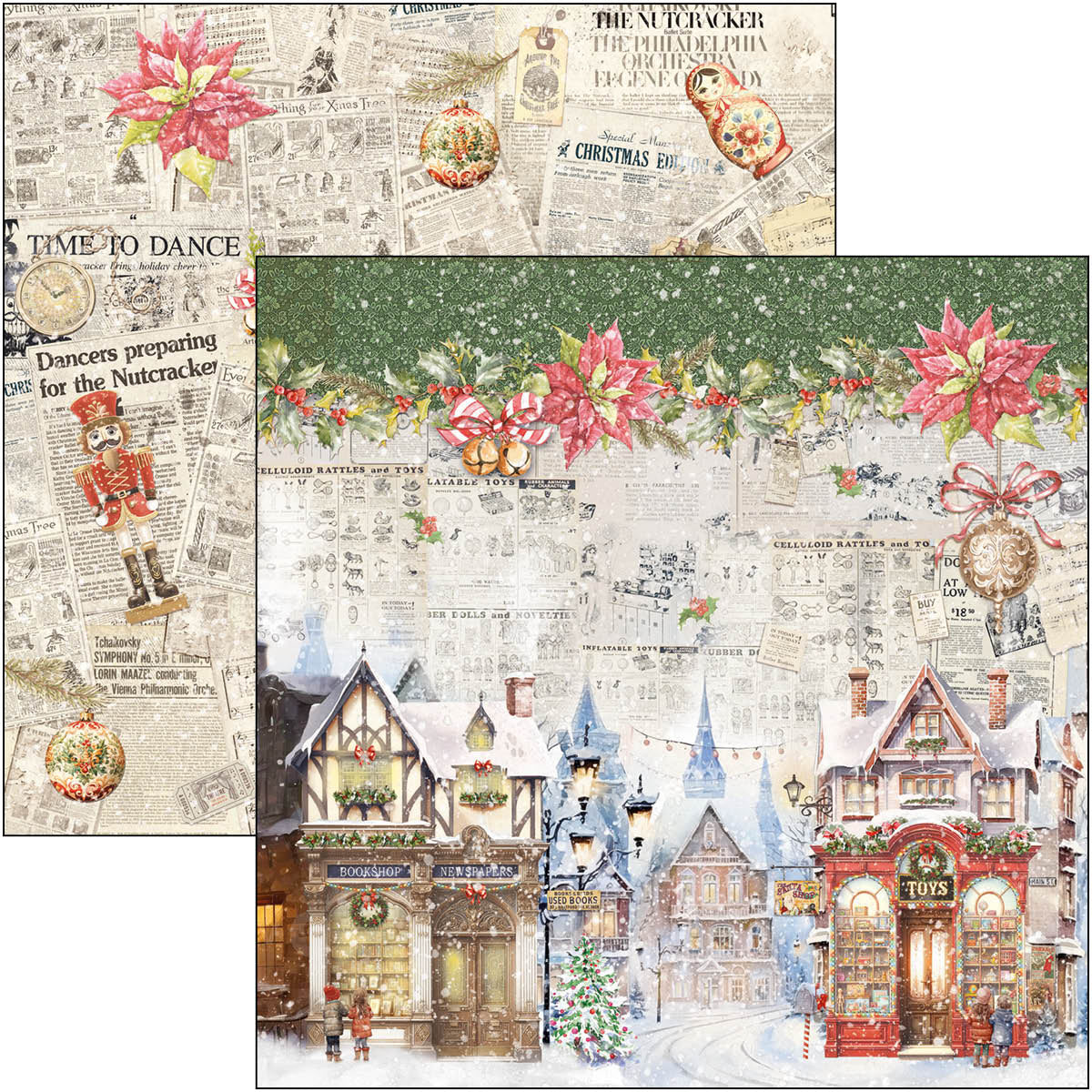 The Nutcracker Paper Pad 12"x12" 12/Pkg