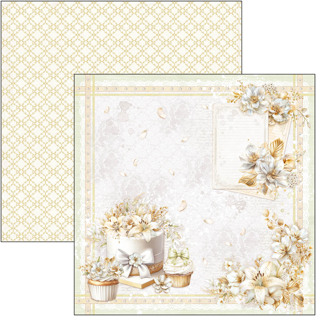 Blessing Day Paper Pad 12"x12" 12/Pkg