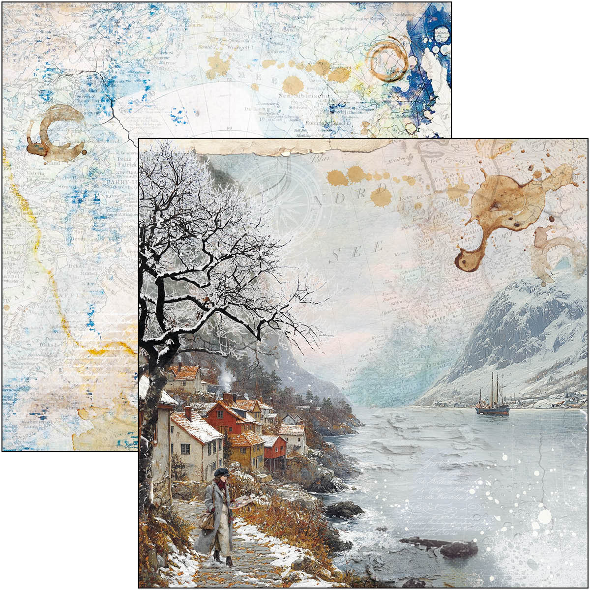 An Artist Journey Paper Pad 12"x12" 12/Pkg