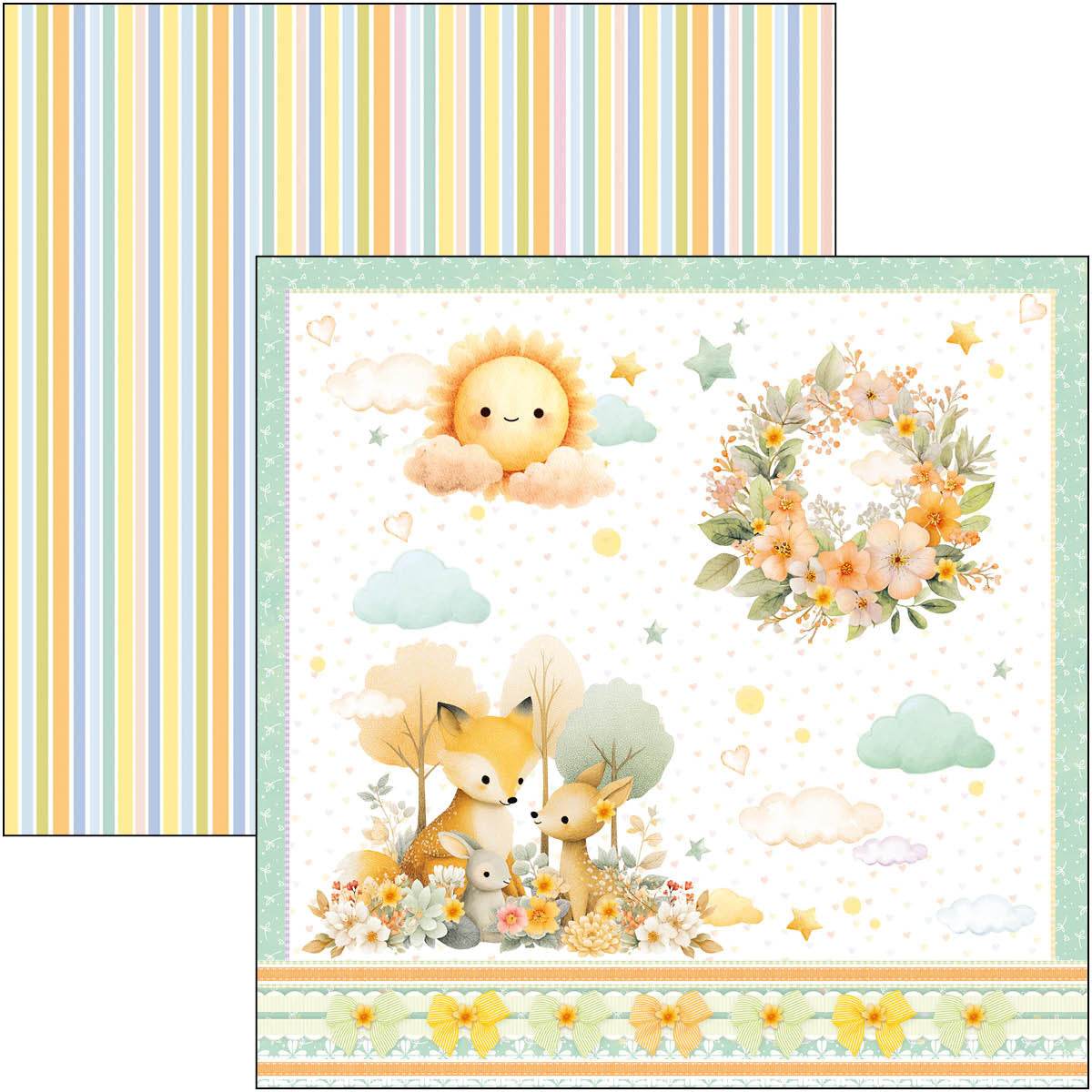 Lunibloom Paper Pad 12"x12" 12/Pkg