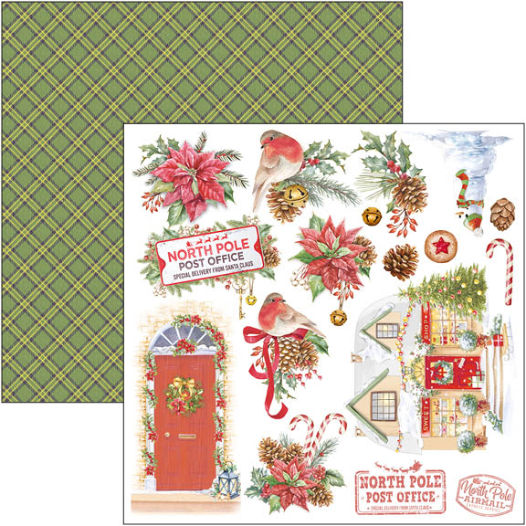 Ciao Bella Dear Santa Fussy Cut Pad 6"x6" 24/Pkg