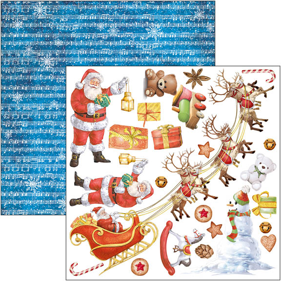 Ciao Bella Dear Santa Fussy Cut Pad 6"x6" 24/Pkg