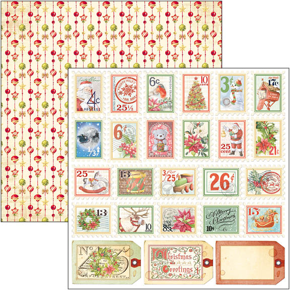 Ciao Bella Dear Santa Fussy Cut Pad 6"x6" 24/Pkg