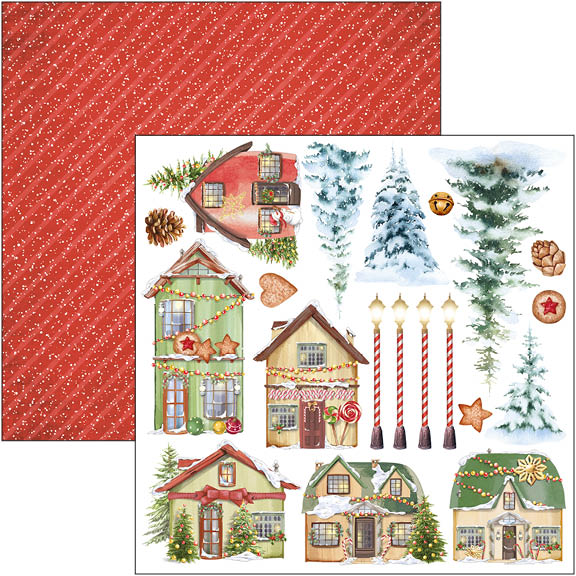 Ciao Bella Dear Santa Fussy Cut Pad 6"x6" 24/Pkg