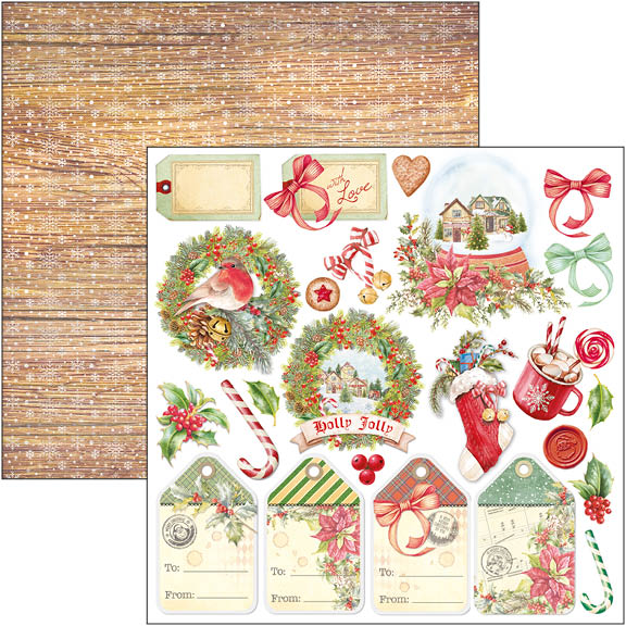 Ciao Bella Dear Santa Fussy Cut Pad 6"x6" 24/Pkg