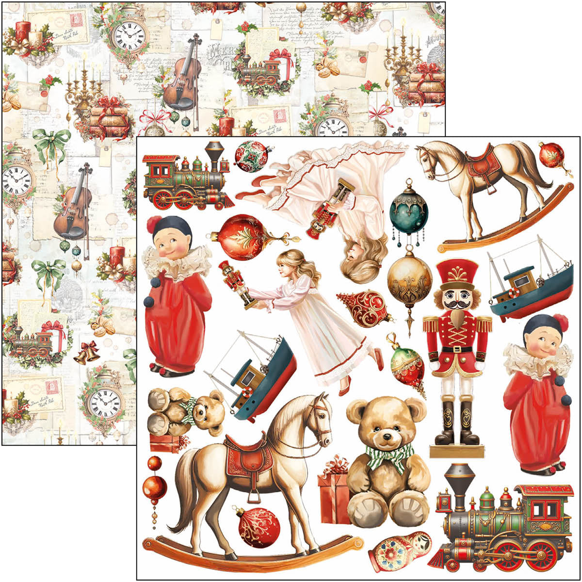 The Nutcracker Fussy Cut Pad 6"x6" 24/Pkg