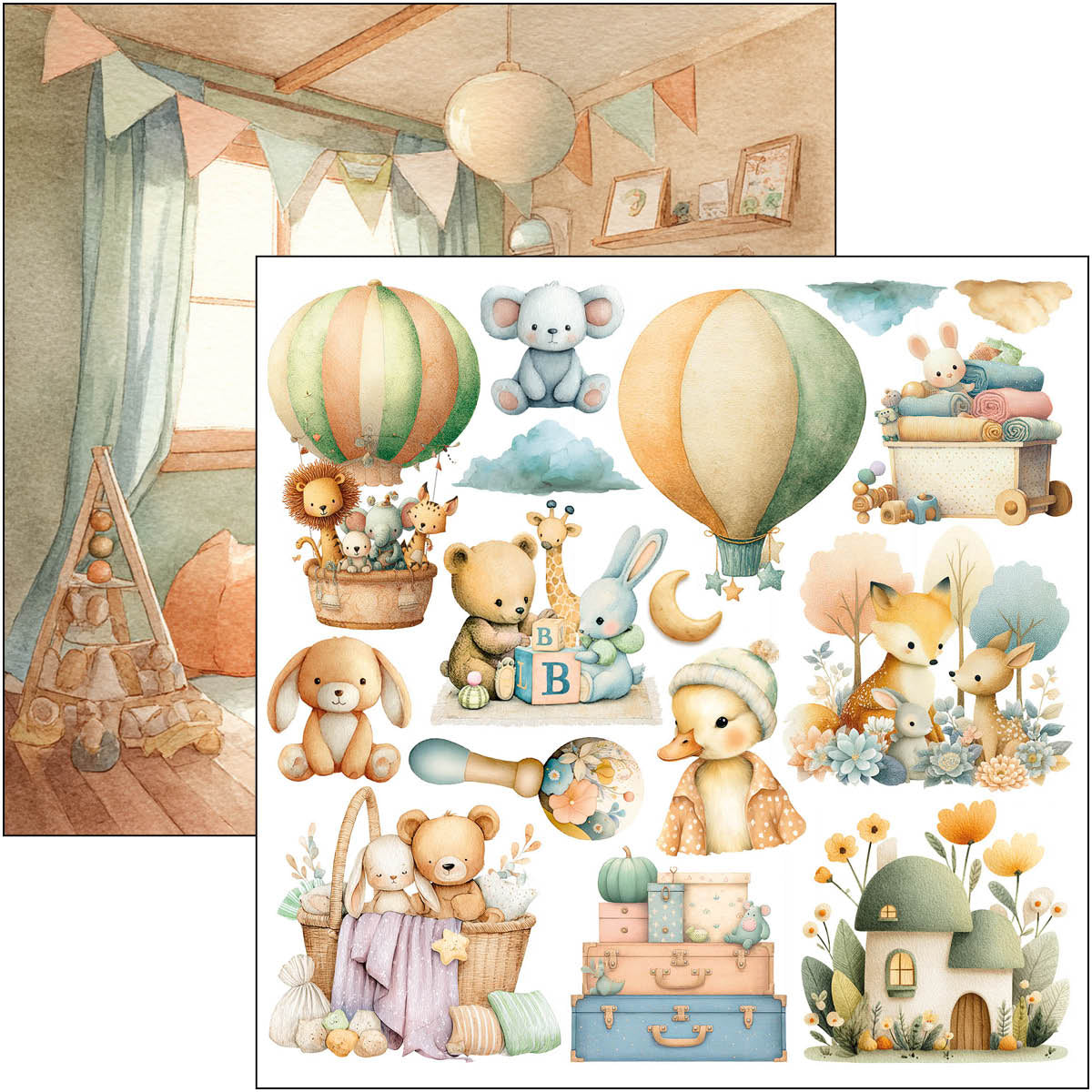 Lunibloom Fussy Cut Pad 6"x6" 24/Pkg