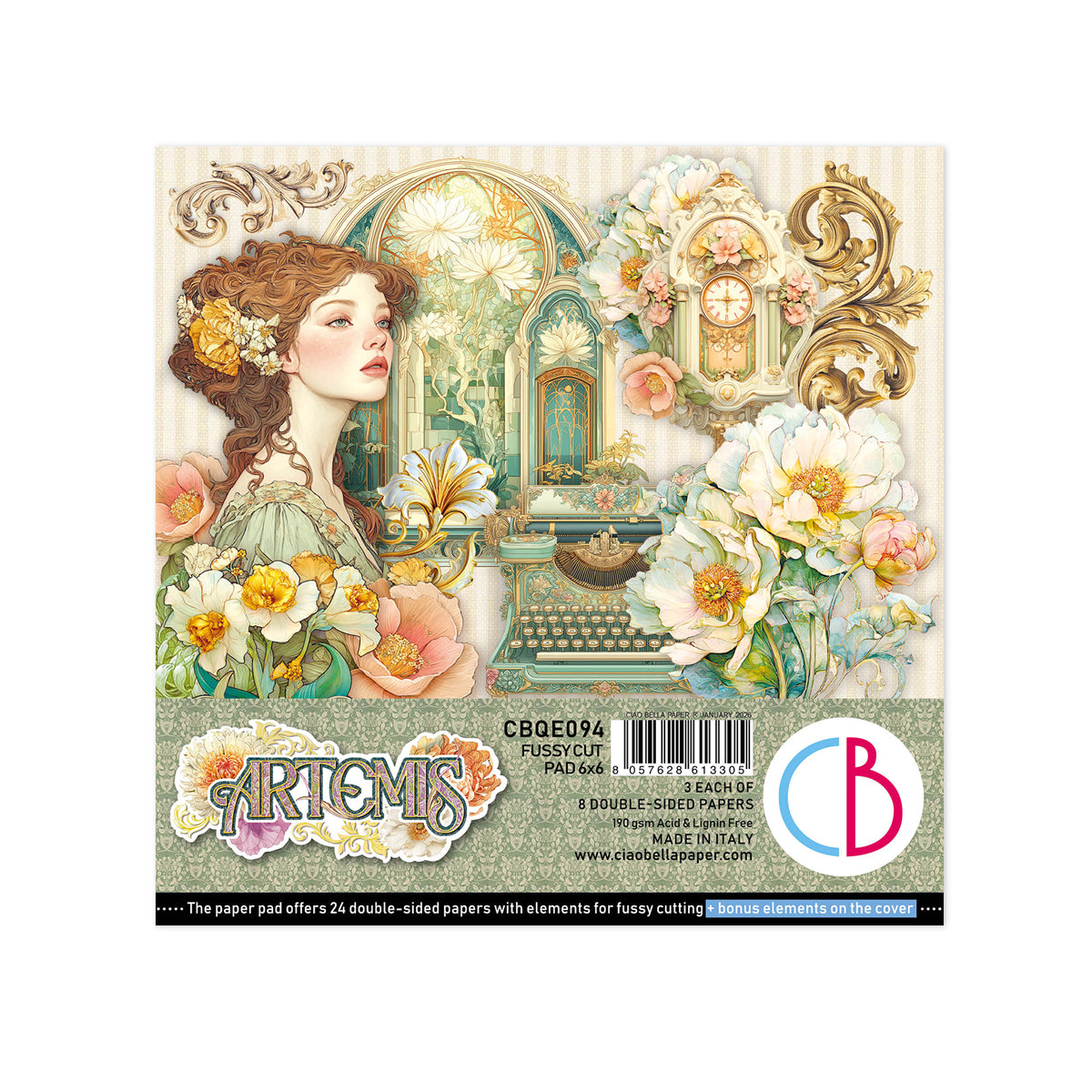 Artemis Fussy Cut Pad 6"x6" 24/Pkg