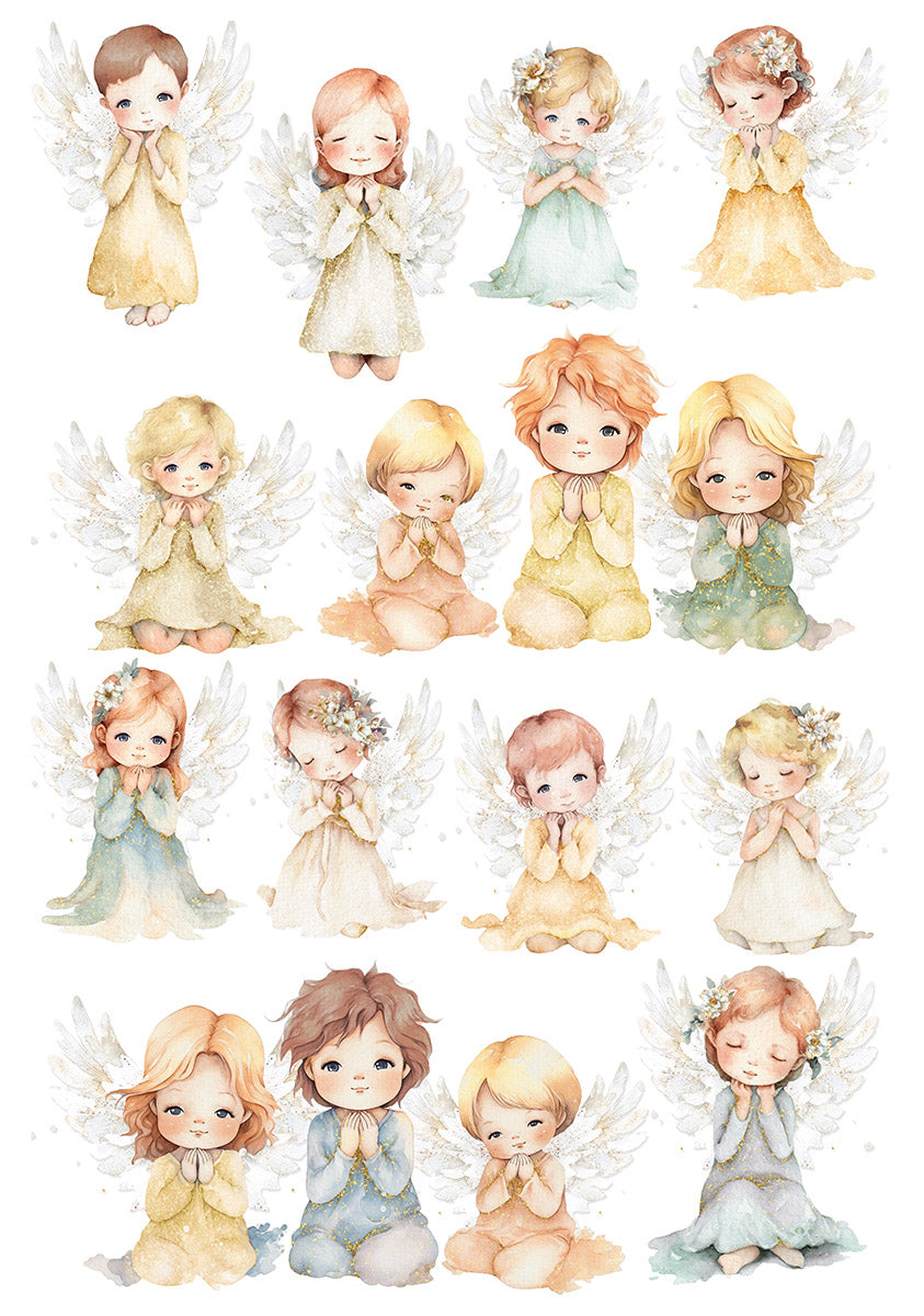 Rice Paper A4 MIXED 4/Pkg Blessing Day