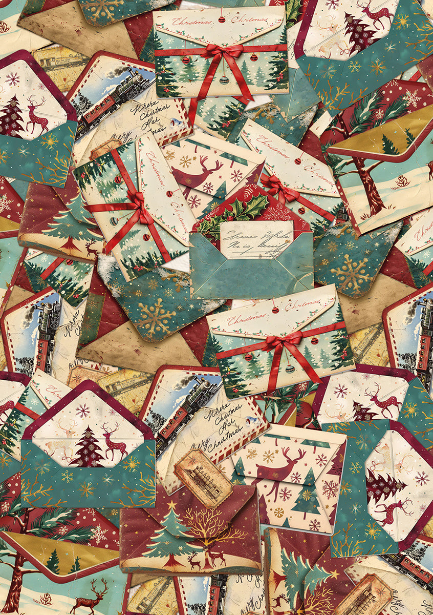 Rice Paper A5 MIXED 8/Pkg Polar Railway