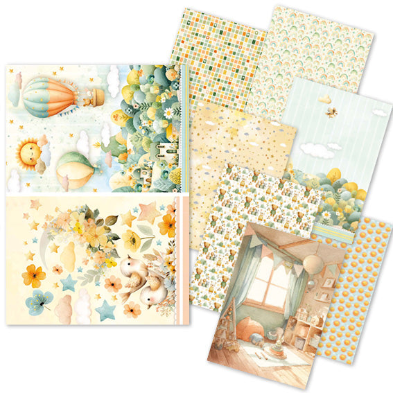 Rice Paper A5 MIXED 8/Pkg Lunibloom