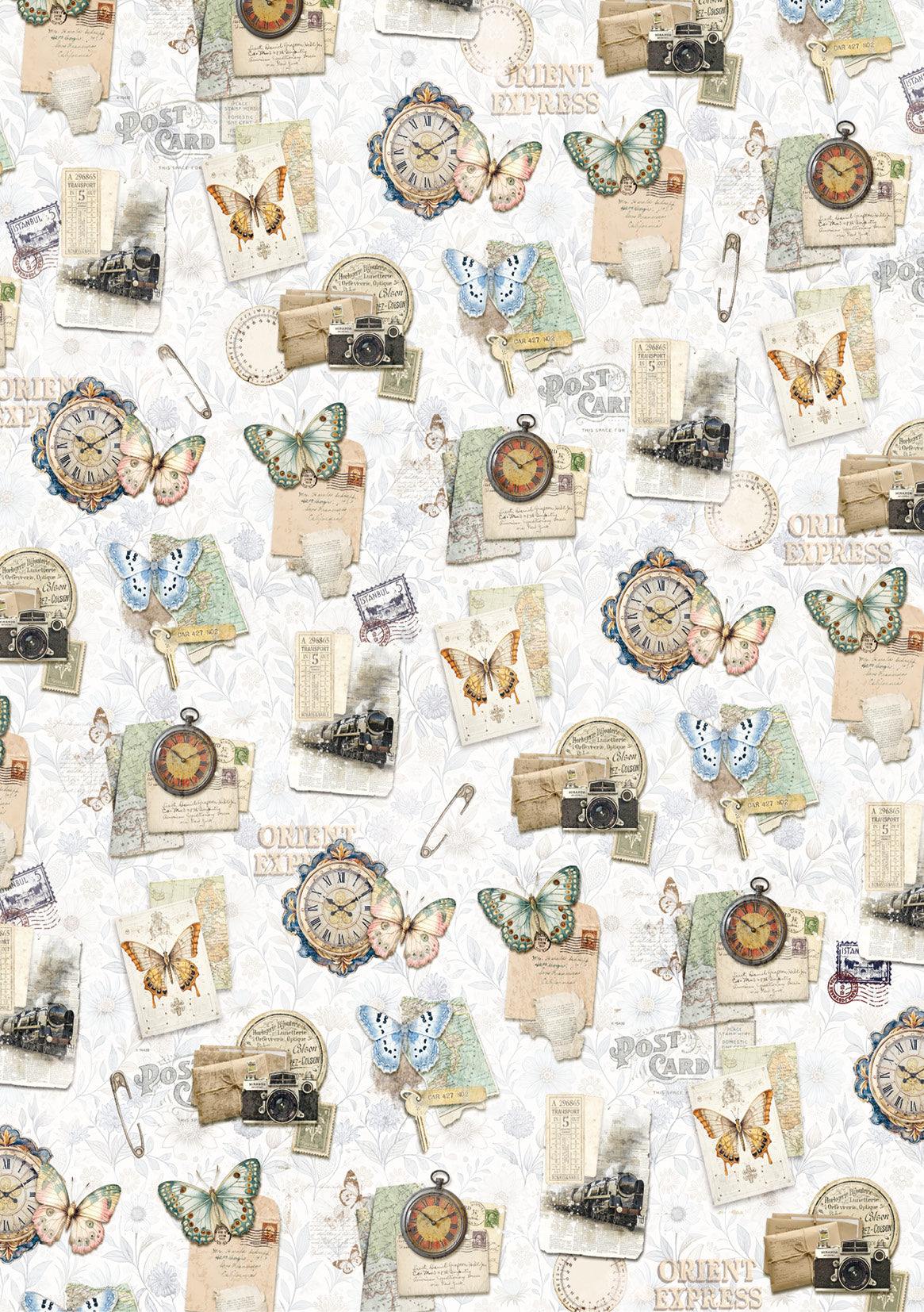 Rice Paper A5 MIXED 8/Pkg Eastern Journey