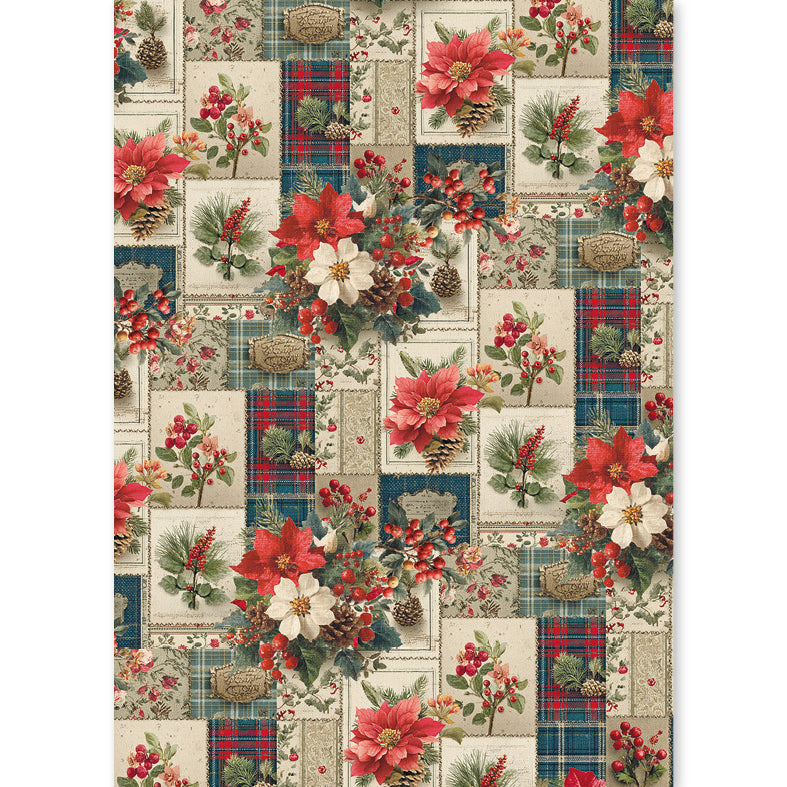 Rice Paper A5 MIXED 8/Pkg Merry & Bright