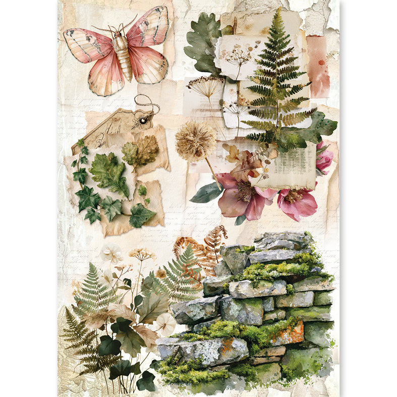 Rice Paper A5 MIXED 8/Pkg The Nature Journal