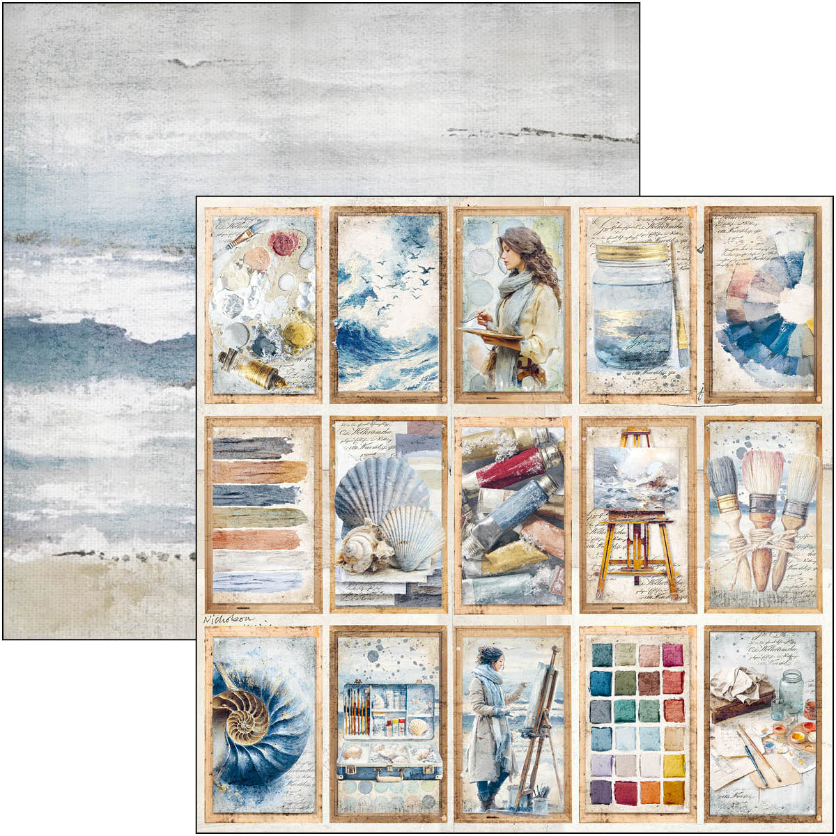 An Artist Journey Patterns Pad 12"x12" 8/Pkg