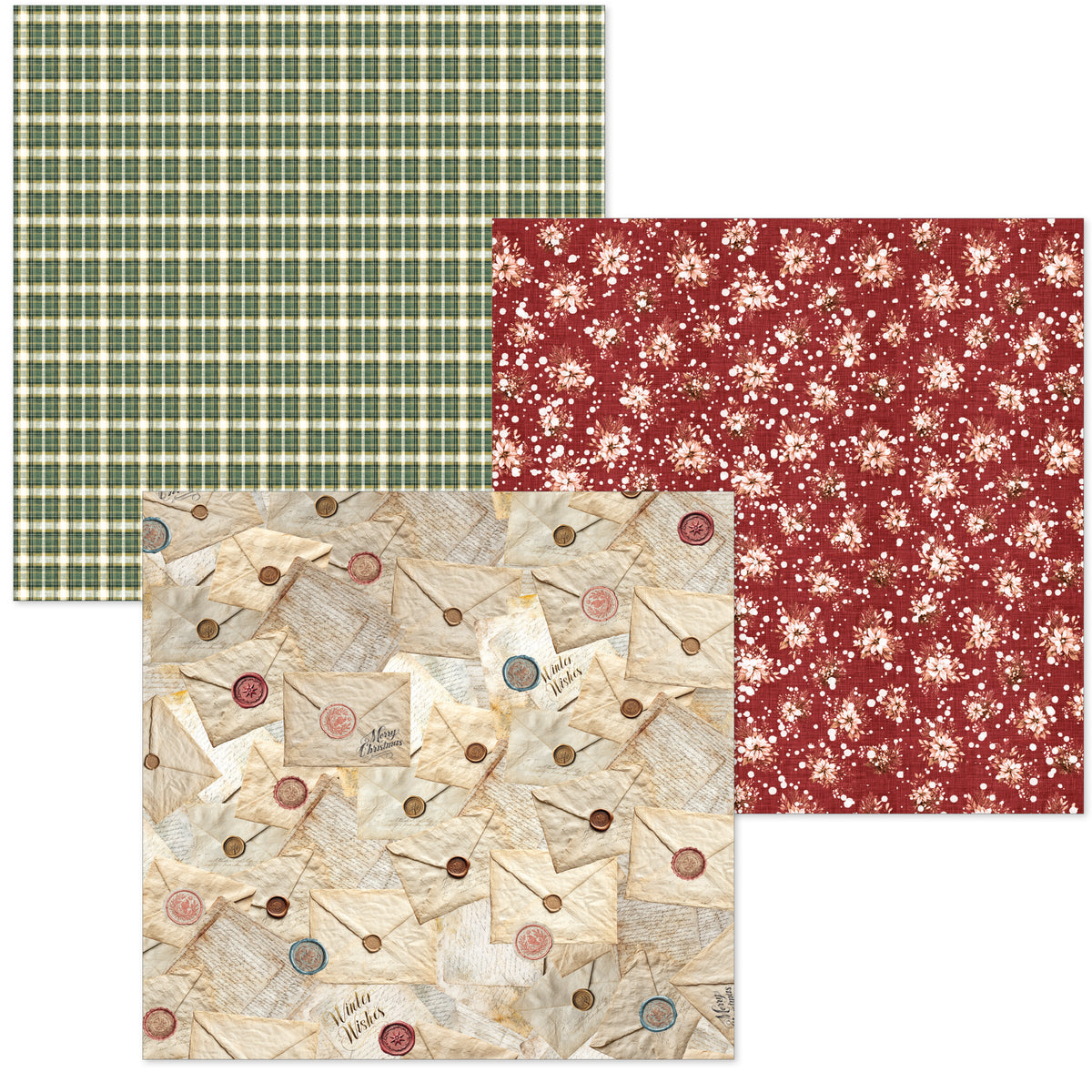 Merry & Bright Deluxe Paper Silver & Vellum Dual Pack 6"x6" MIXED 6/Pkg