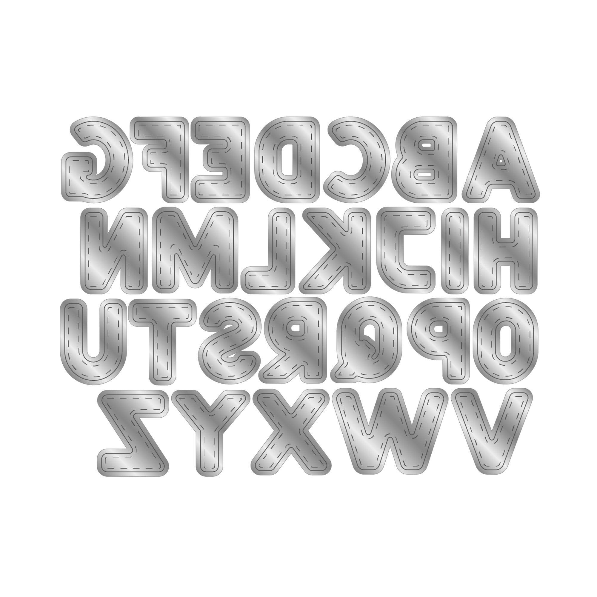 Crafter’s Companion Celebrate Good Times Collection Metal Die - Stitched Alphabet 