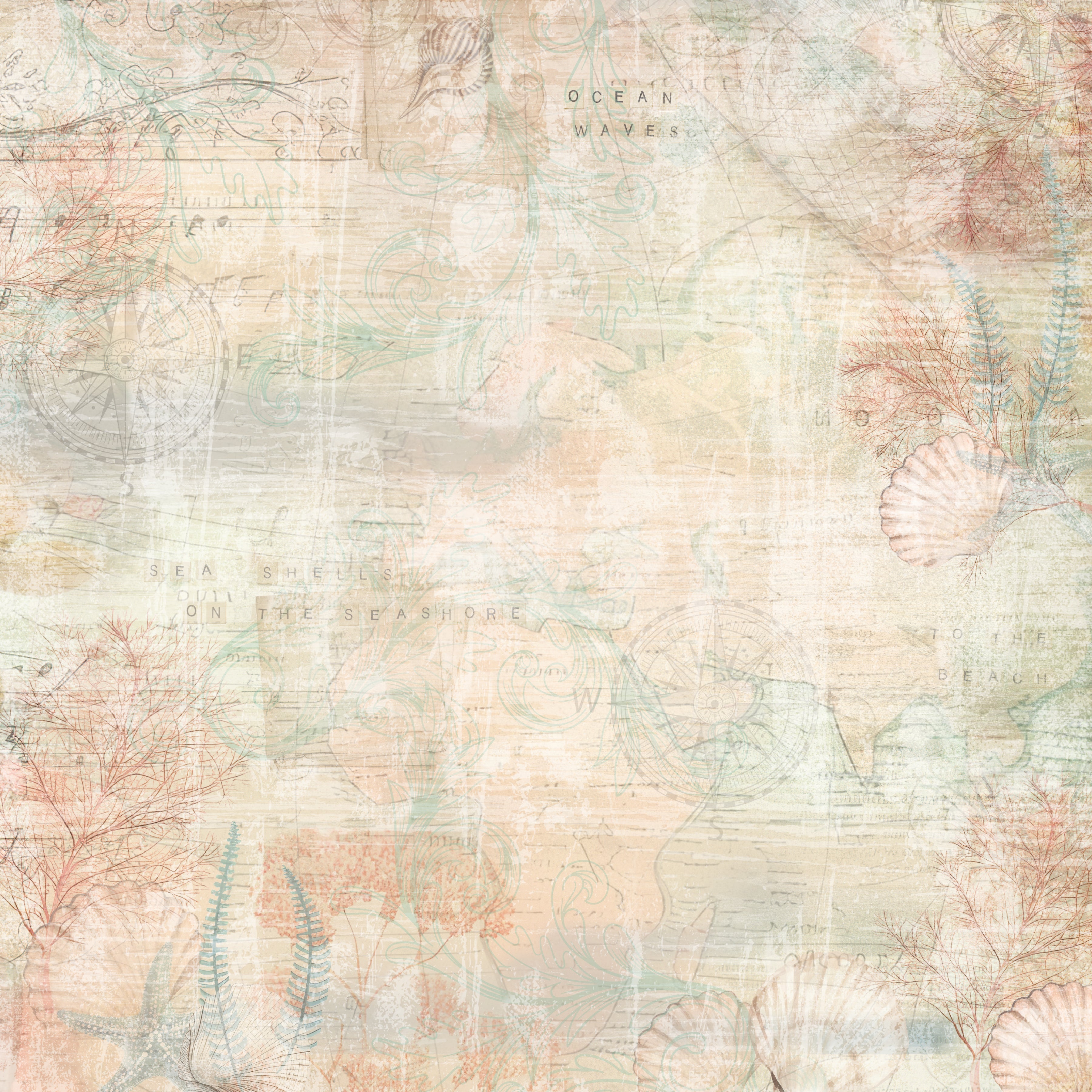 Crafter’s Companion Coastal Collection 12”x12” Paper Pad 