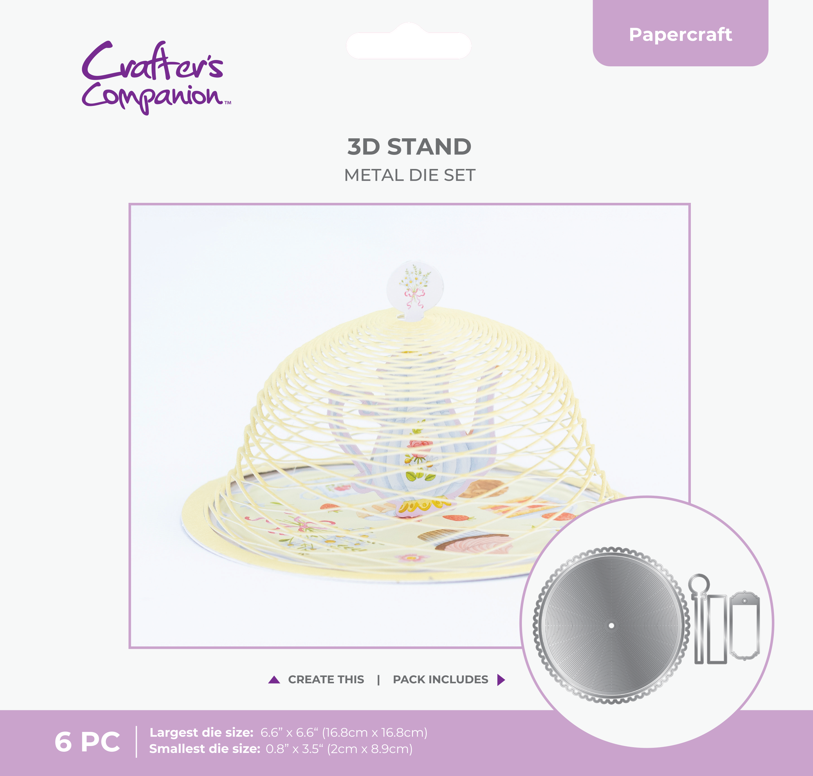 Crafter's Companion Metal Die - 3D Stand