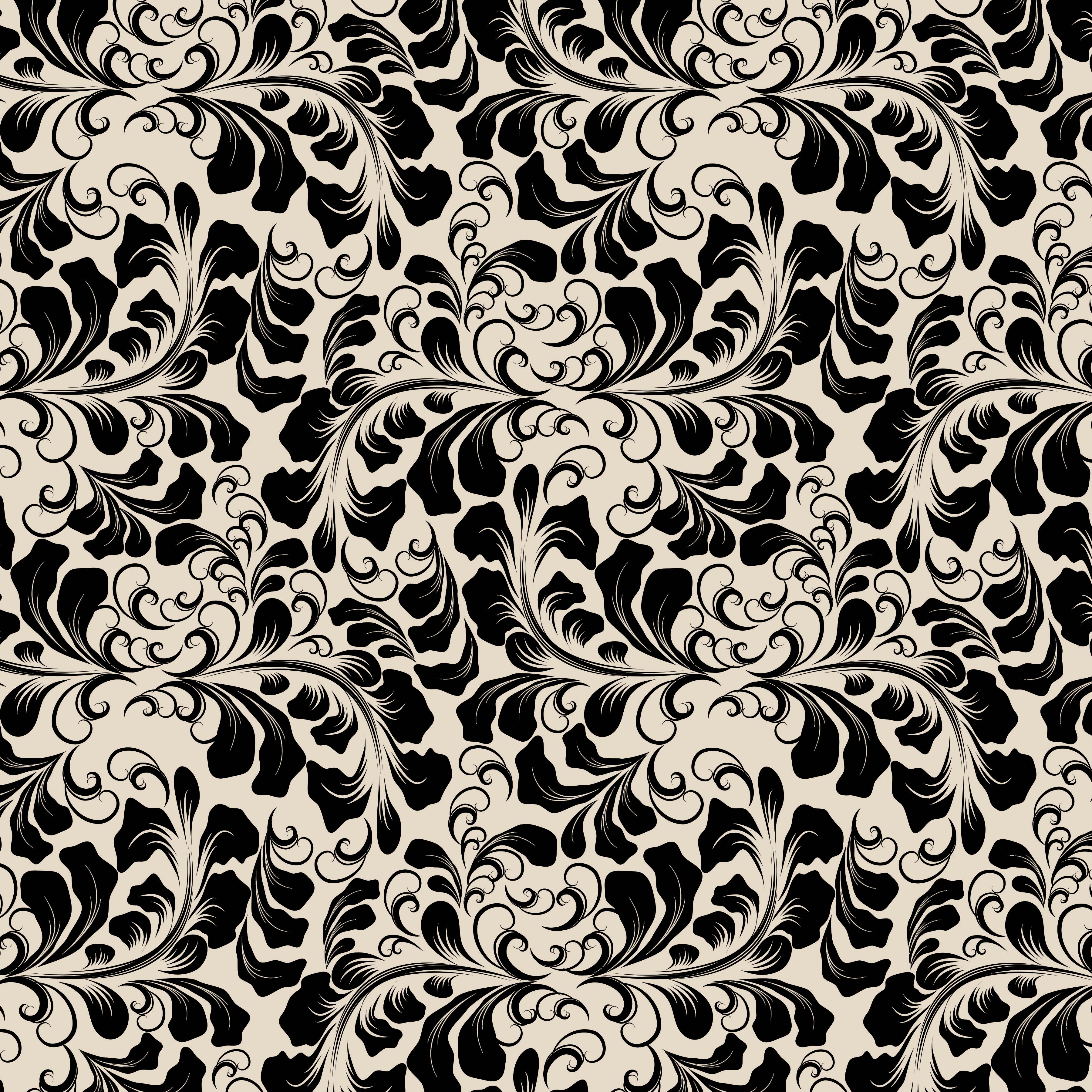 Flocked Damask Paper Pad - 12" x 12"