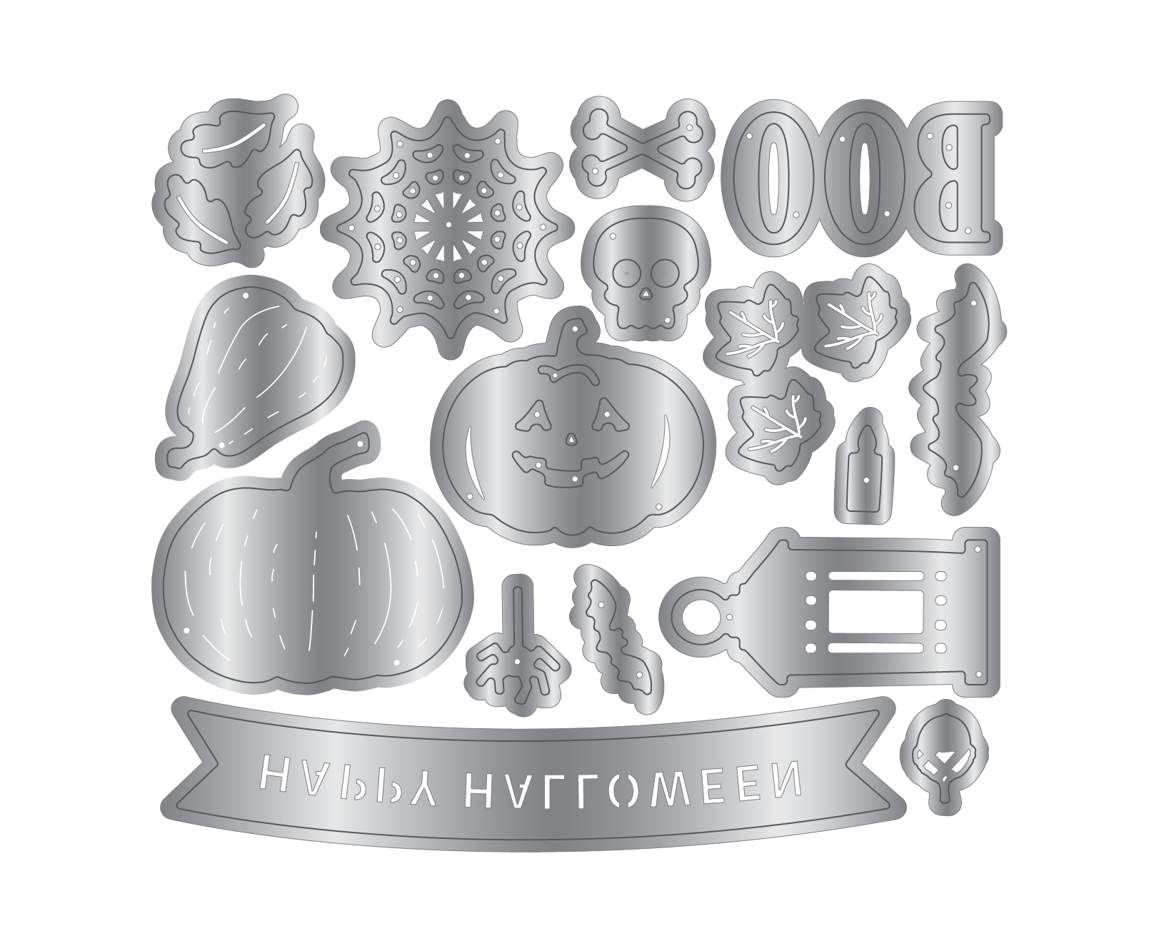 Crafter's Companion Metal Die - Halloween & Fall Accessories