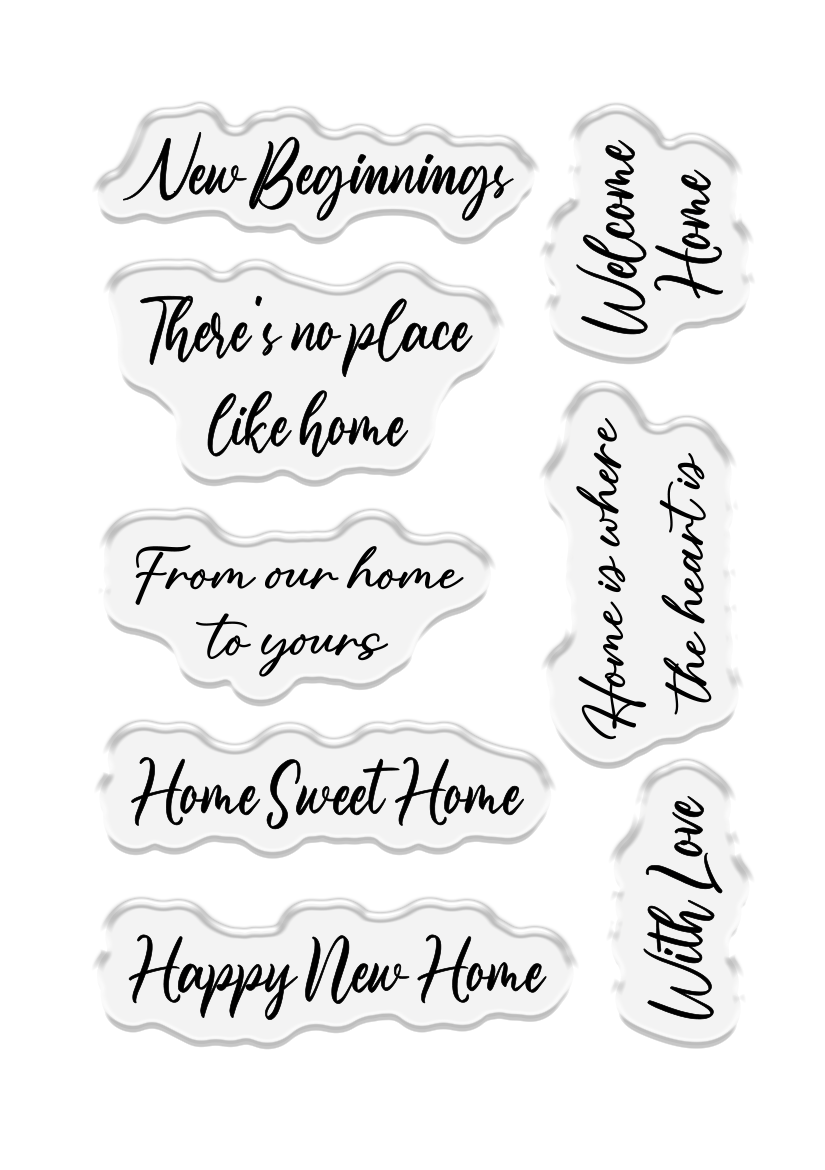 Seasonal House Stamp & Metal Die Set