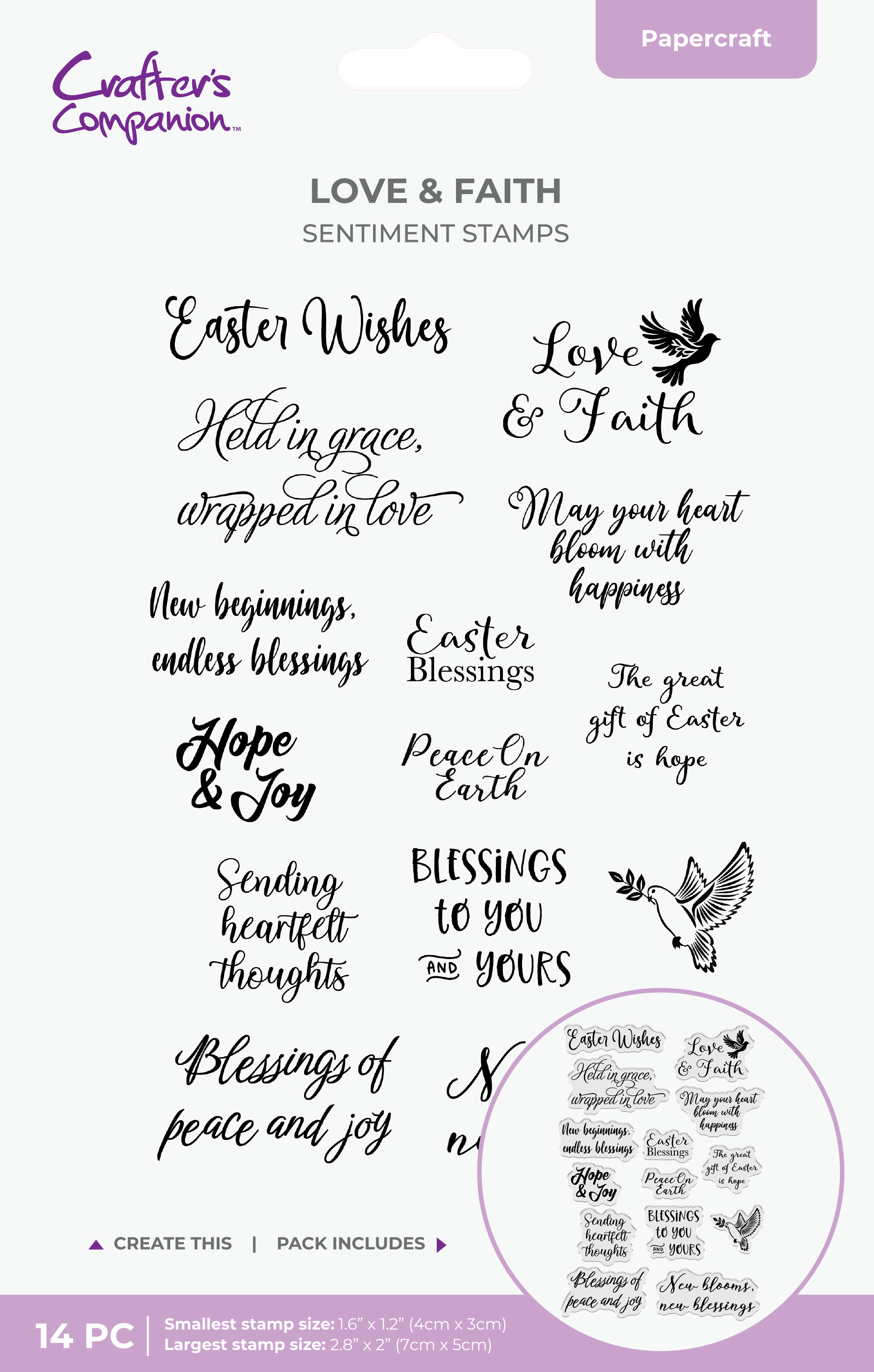Easter Sentiment Stamp Set