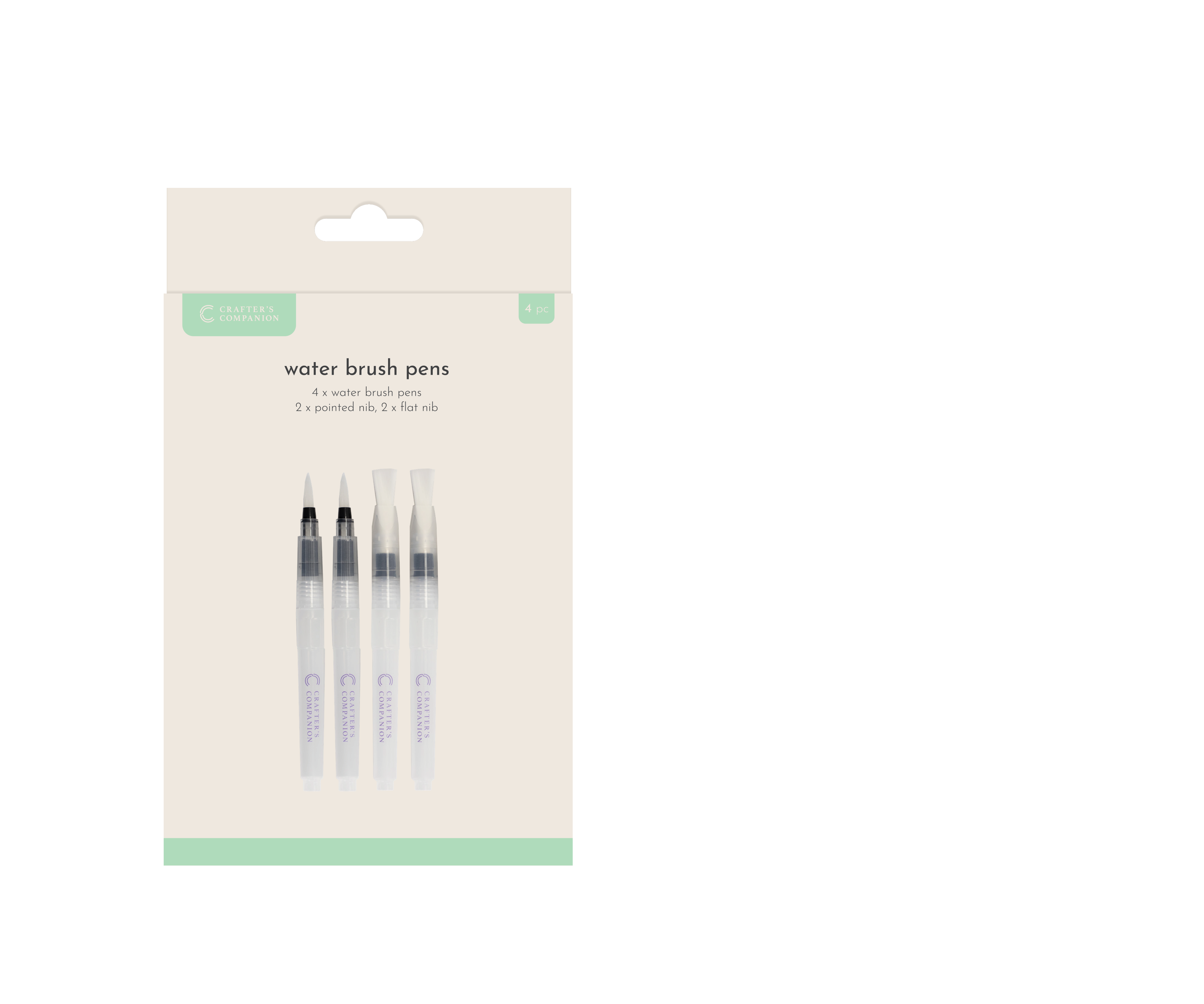 Crafter’s Companion Tool - Water Brush Pens 4 Pack 