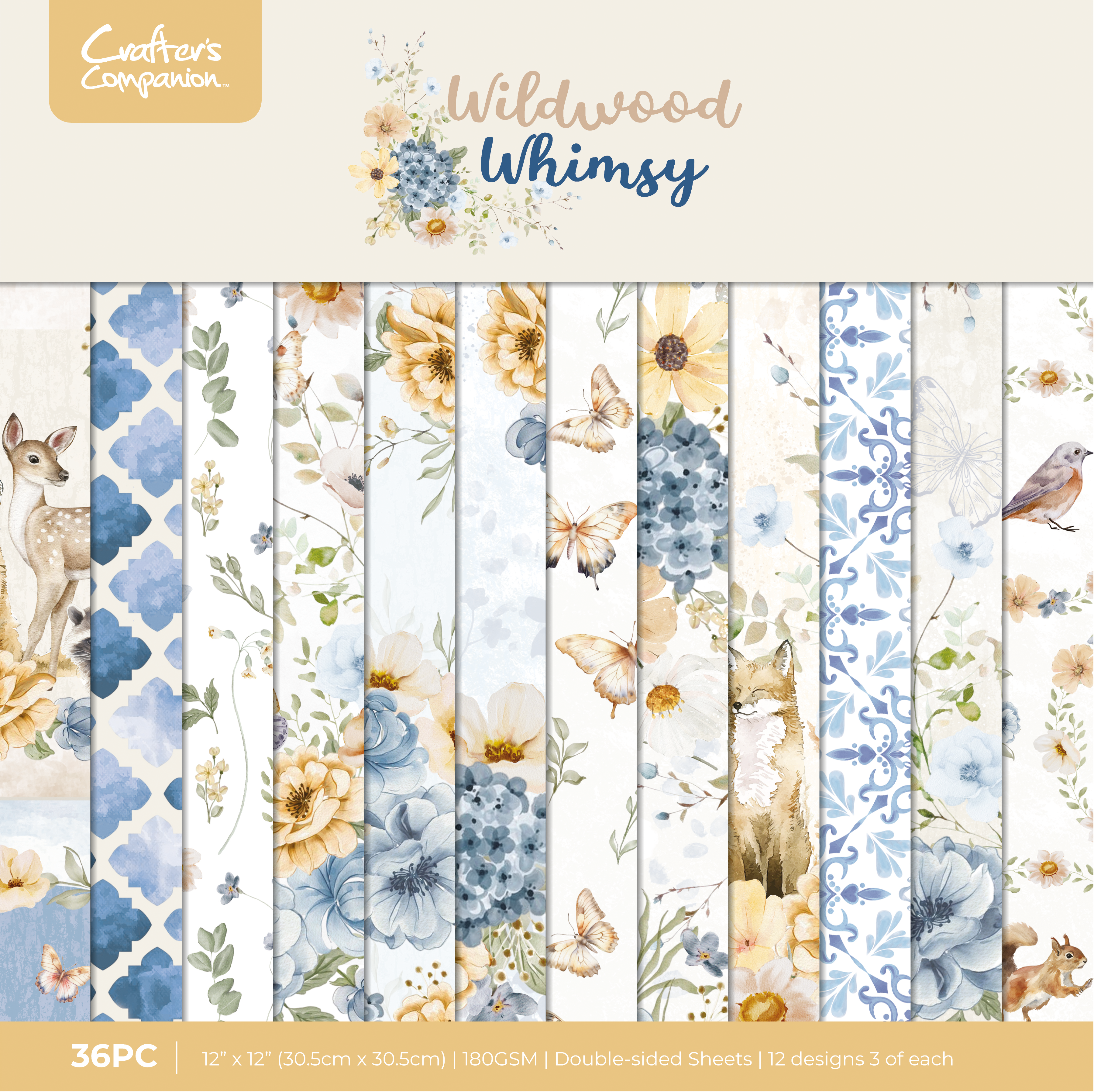 Wildwood Whimsy - 12" x 12" Paper Pad